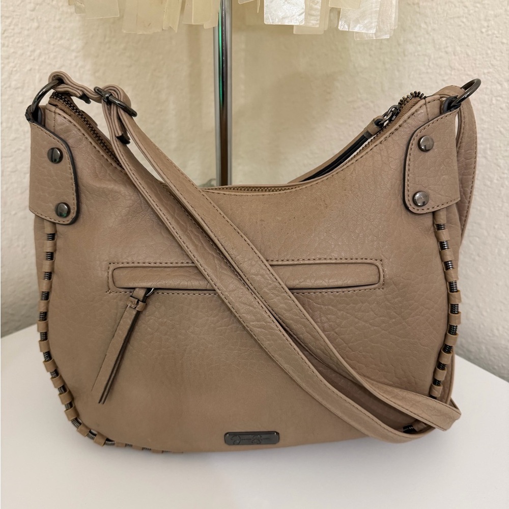 Jessica Simpson Selena crossbody bag tan brown